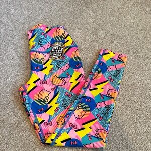 Hello Kitty Zumba Leggings - Pink, Blue, Yellow